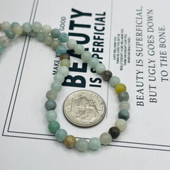 4mm Round Amazonite