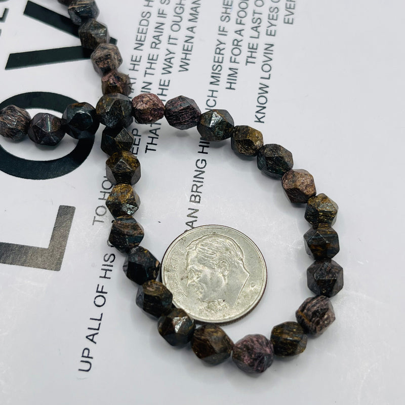 6mm Faceted Round Bronzite