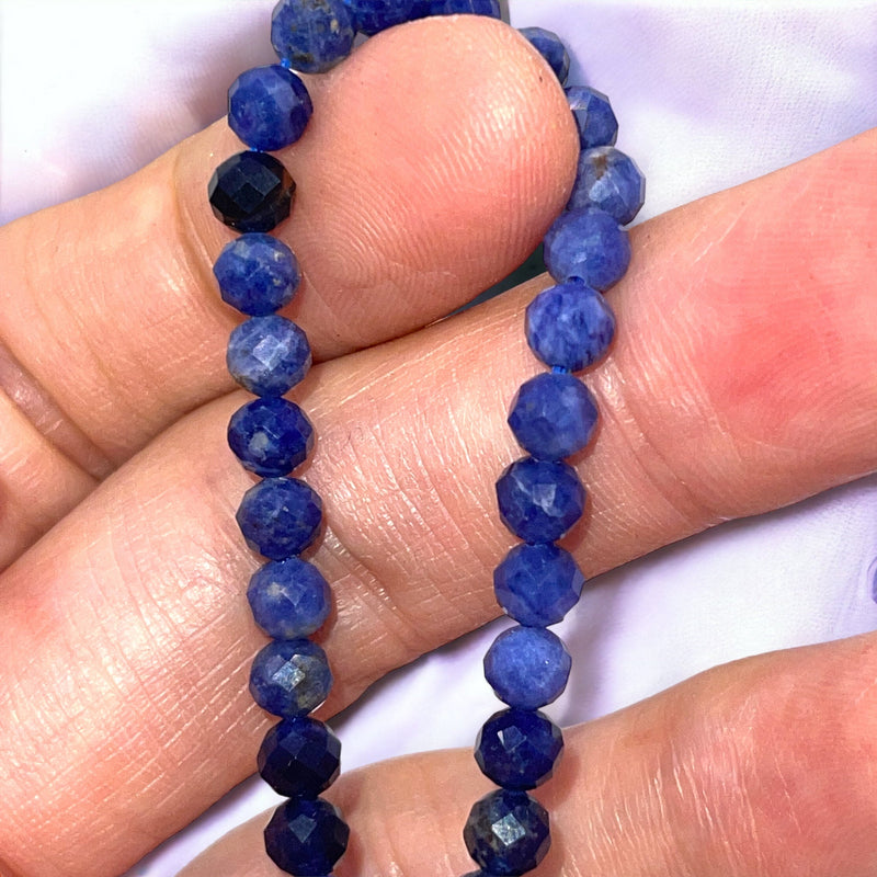 5.5mm Round Cut Sodalite