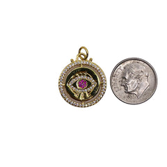 18mm Charm Evil Eye