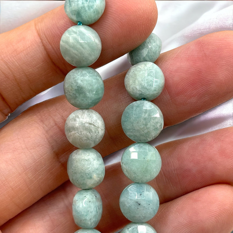 10mm Coin Cut Amazonite