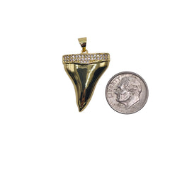 26x18mm Charm Shark Tooth