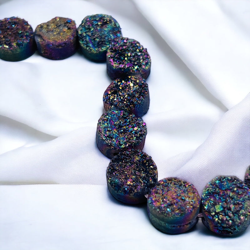 10mm Coin Druzy