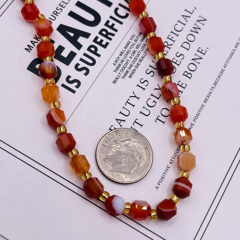 6mm Lantern Red Agate