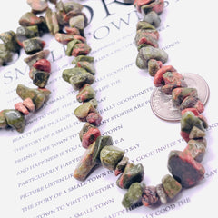 8x5mm Unakite Chips