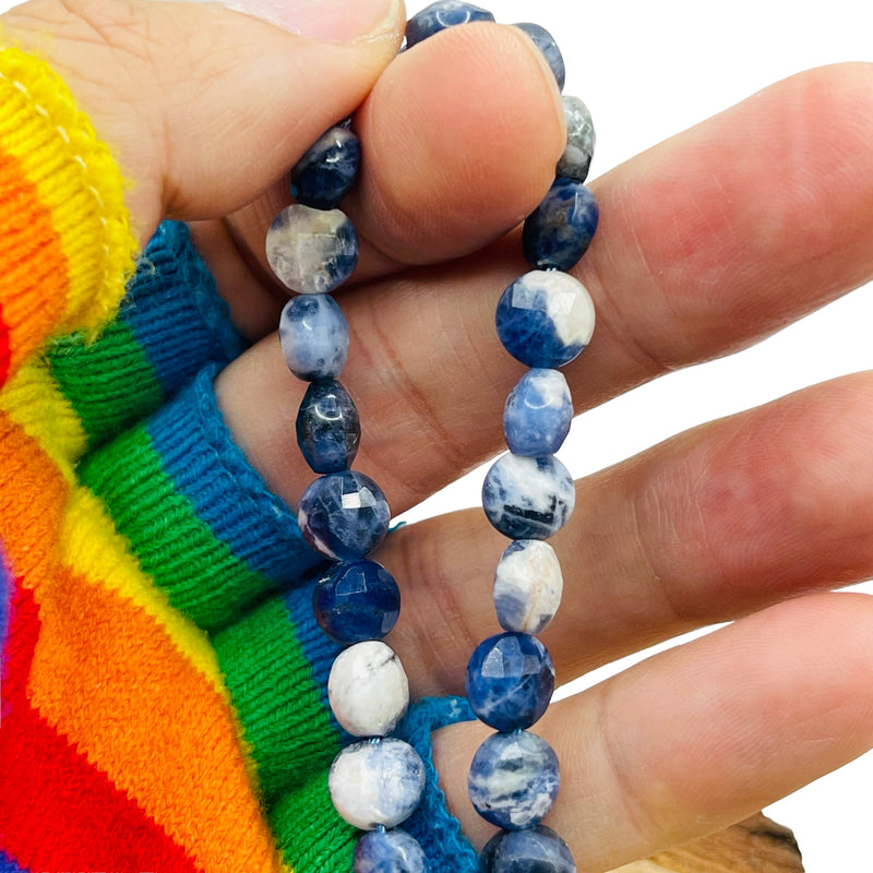 8mm Coin Cut Sodalite