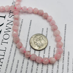 6mm Star Cut Rose Quartz