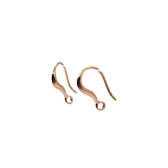 18mm Designer Earwire 18K Gold Plated