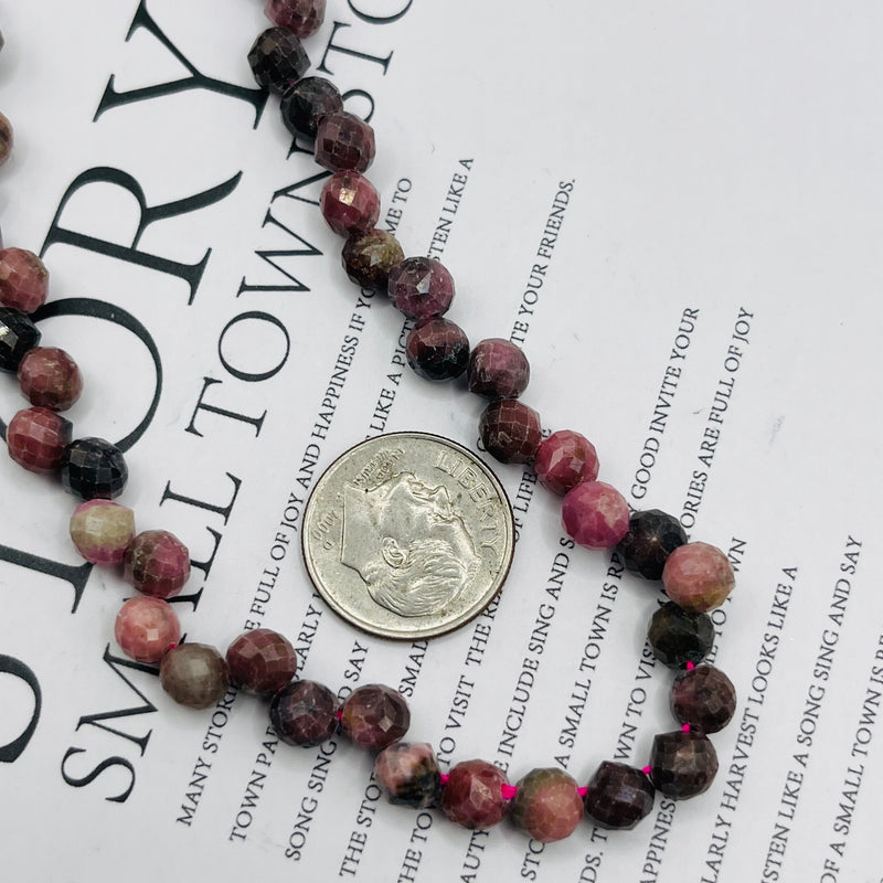 6mm Tear Drop Side Drilled Rhodochrosite