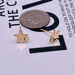 8mm Designer Earring 18K Gold Plated